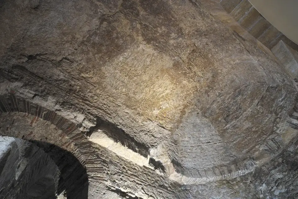 A Roman vault of the Thermes de Cluny, in ancient Lutetia