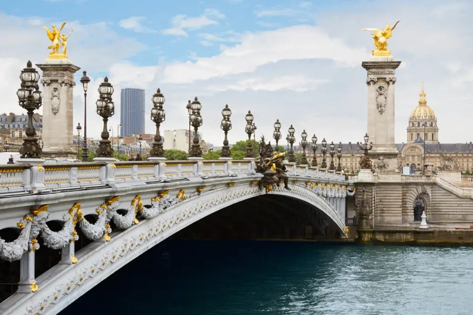 Pont Alexandre III in Paris, one of the bridges Hitler ordered destroyed in August 1944