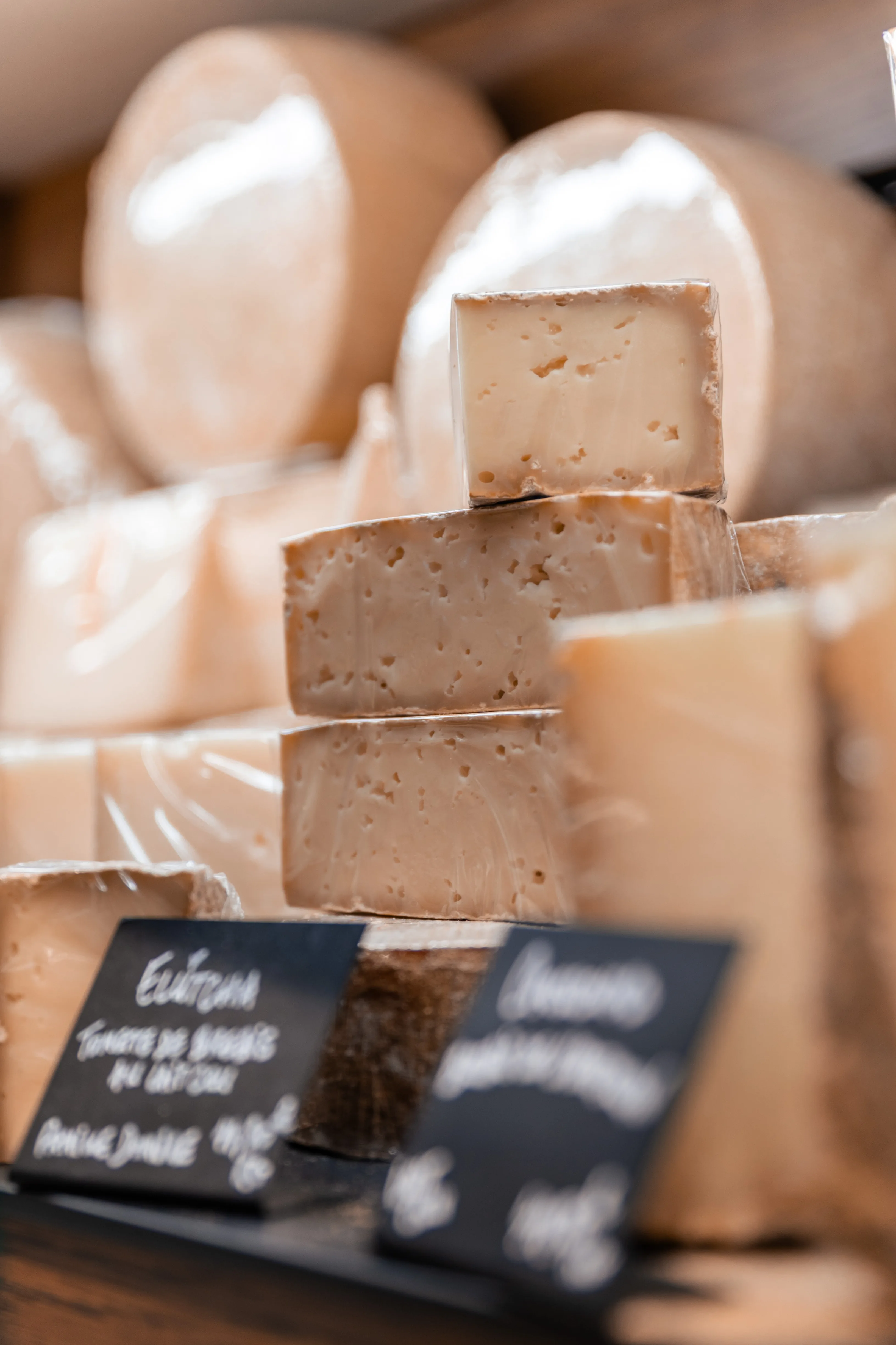 Fromages de terroir français — tomme et chèvre