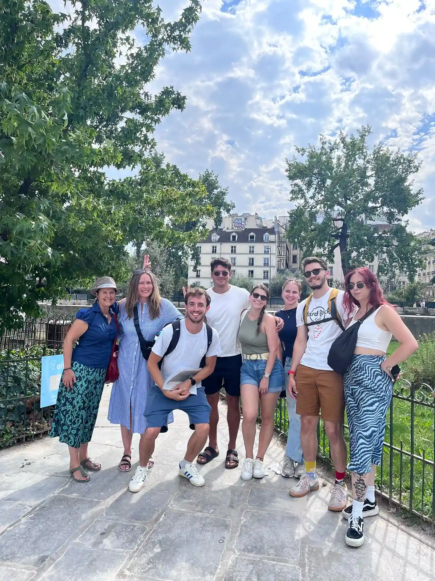 Tour group photo