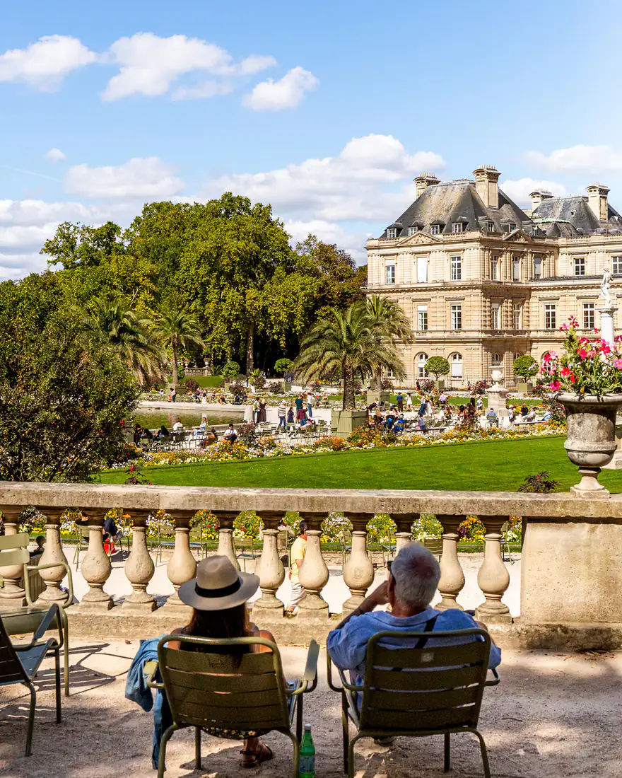 Palais du Luxembourg seen from the garden, Luftwaffe headquarters during the occupation